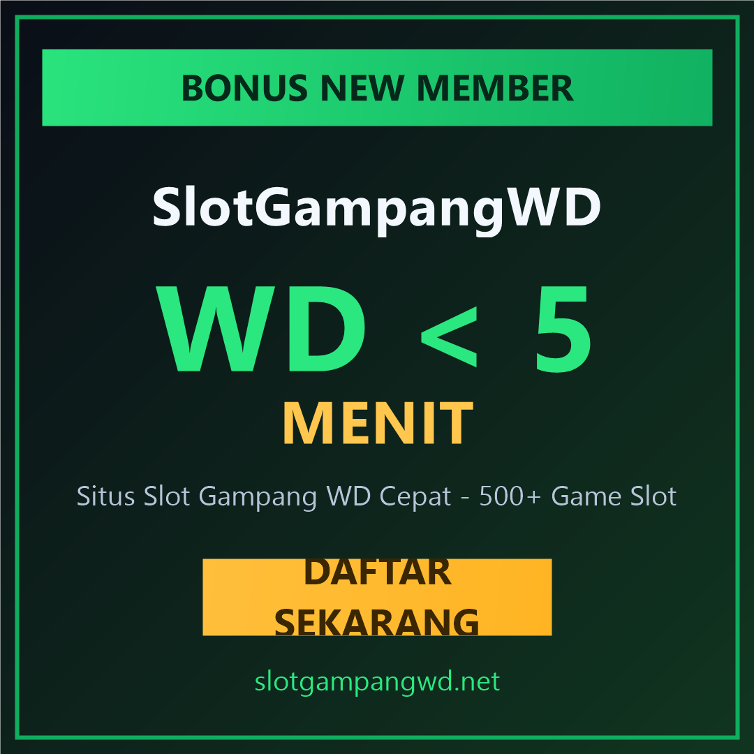 Promo SlotGampangWD - Daftar Sekarang situs slot gampang WD